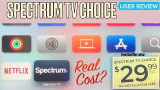 Spectrum TV Choice FULL Costs Review [upl. by Morrissey33]