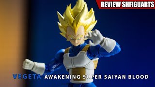 REVIEW SHF VEGETA AWAKENING SUPER SAIYAN BLOOD [upl. by Nnylyrehc]