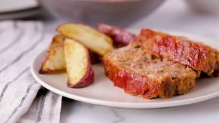 HomeStyle Meatloaf  Betty Crocker Recipe [upl. by Ybbil]