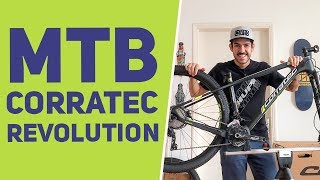 Unboxing e detalhes da MTB Corratec Revolution 29 com coroas ovais [upl. by Curzon]