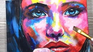 quotREALISEquot  Painting  Colour Portrait [upl. by Yekcir]