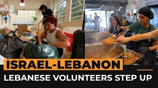 Lebanese community steps up to help people displaced by the war  Al Jazeera NewsFeed [upl. by Sewell179]