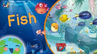 Fish For Kids Learning Videos For Kids [upl. by Ardnuhsal84]