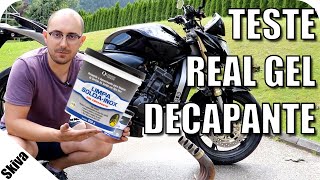 COMO LIMPAR O ESCAPAMENTO DA MOTO GEL DECAPANTE FUNCIONA [upl. by Cnahc]