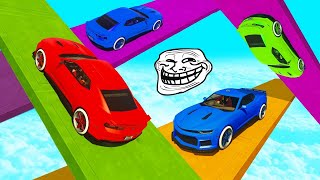 LA CARRERA TROLL MAS CONFUSA DE GTA 5 ONLINE [upl. by Chader]