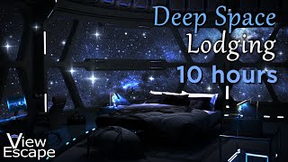 Deep Space Lodging  White and Grey Noise Ambience  Relaxing Sounds of Space Flight  10 HOURS [upl. by Eniamurt500]