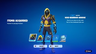 HOW TO GET VOID WARRIOR ABSENZ SKIN IN FORTNITE [upl. by Monti]