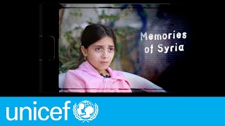 10 Years of War Syrian Children Share Memories  UNICEF [upl. by Laamaj374]