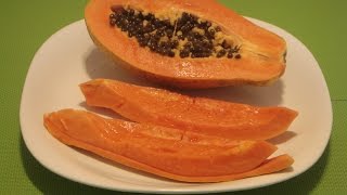 Papaya Fruit How to Eat a Papaya [upl. by Sorvats]