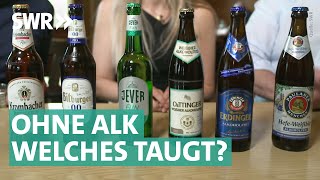 Alkoholfreies Bier Krombacher Oettinger Jever amp Co – welches schmeckt besser  Marktcheck SWR [upl. by Pinckney]