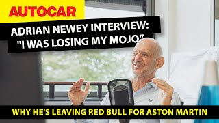 Adrian Newey exclusive interview on Aston Martin Red Bull and bringing back the V10  Autocar [upl. by Bakerman]