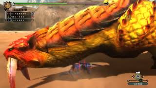 MH3U  Grank Sand Barioth Hunt [upl. by Fogel]