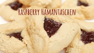 The HEALTHIEST Hamantaschen Recipe  Vegan Eggless Gluten Free Oil Free Raspberry Flavor [upl. by Ulund]