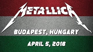 Metallica  Live in Budapest Hungary 2018 Full Show [upl. by Acirre]