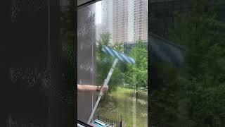 Part 186 Use this window cleaner to clean windows The water sprayytshorts viralvideo youtube [upl. by Amoritta424]