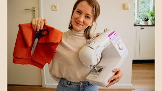 Leren naaien  Naaien voor beginners ✂👗– Naaimachine – Pelable [upl. by Aerdnna645]