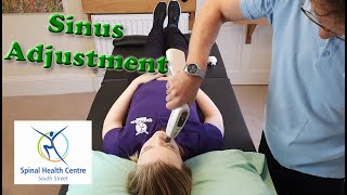 Chiropractic Activator Sinus Adjustment [upl. by Ymmot278]