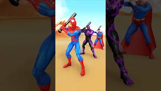 Super strength of Spiderman vs Joker Super man Black panther gta gtav spiderman homemaranha [upl. by Ariajay349]