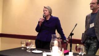 Houston Mayor Annise Parker at 2012 National LGBT EditorBlogger Convening [upl. by Holleran]