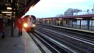 IRT Jerome Ave Line R142A amp R142 4 Trains at Mt Eden Ave [upl. by Uta]