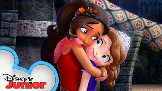 Princess Sofia the First Meets Elena of Avalor For the First Time  Elena of Avalor  disneyjr [upl. by Klemens]