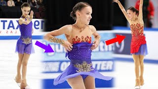 Craziest Costume Changes MidPerformance in Figure Skating ⛸️👗 [upl. by Aney]