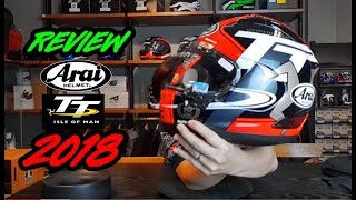 รีวิว หมวกกันน็อค Arai RX7V IOM TT limited edition 10 year Arai x iomTT [upl. by Eednam]