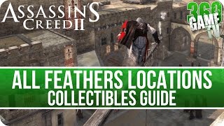 Assassins Creed II All Feathers Locations  In Memory of Petruccio Achievement  Trophy Guide [upl. by Brace]