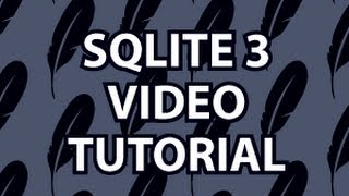 SQLite3 Tutorial [upl. by Wessling]