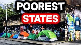 Top 10 POOREST States in America [upl. by Dallis25]