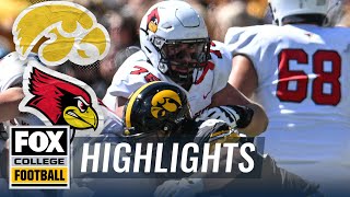 Iowa Hawkeyes vs Illinois State Redbirds Highlights  FOX College Football [upl. by Ilarin918]