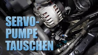 BMW E60 Servopumpe defekt wechseln da sie Geräusche macht [upl. by Eneli]