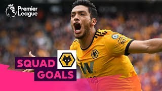 Astounding Wolverhampton Wanderers Goals  Jimenez Neves Moutinho  Squad Goals [upl. by Ailemrac816]