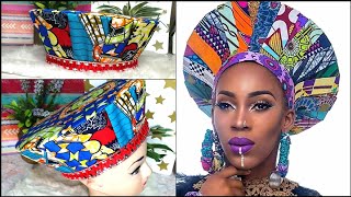 How to make ISICHOLO Zulu hat at home Beautarie DIY [upl. by Guido]