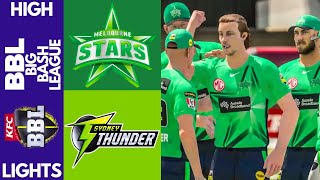 MELBOURNE STARS VS SYDNEY THUNDER  BBL 14  CRICKET 22 GAMEPLAY [upl. by Lorine863]