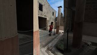 The dining room of the Casa del Frutetto at Pompeii realarchaeology archaeology [upl. by Yelich921]