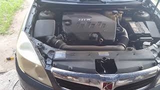 2007 Saturn Aura XE Headlight Bulb Replacement [upl. by Seidnac652]