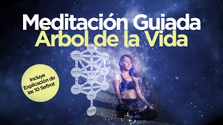 ✨ MEDITACIÓN guiada  ÁRBOL de la VIDA Kabbalah 1 hora VIAJE CÓSMICO a tu ALMA profunda [upl. by Brook]