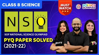 Class 8 NSO Sample Paper  SOF National Science Olympiad Previous Year Question Paper Solved 202122 [upl. by Oriel248]