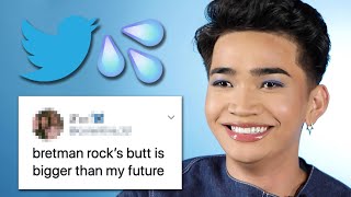 Bretman Rock Reads Thirst Tweets [upl. by Dloreg760]