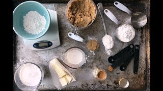 HOW TO MEASURE FOR BAKING  weight vs volume measurements measuring flour properly [upl. by Quent647]