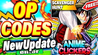 ALL NEW SECRET UPDATE CODES in ANIME CLICKER SIMULATOR CODES Anime Clicker Simulator 2022 [upl. by Htnamas]