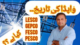 History of WAPDA DISCOs LESCOFESCOGEPCOPESCO Urduhindi [upl. by Daraj]