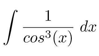 Integral of 1cos3x by parts [upl. by Pepito]