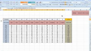 לימוד אקסל שיעור 18  נוסחת  פונקציית VLOOKUP [upl. by Reivaj307]