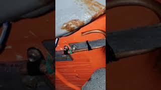 Kubota leaking hydraulic oil repair [upl. by Annawt116]