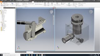 Pier CAD 3D  Corso base Inventor Pro Video 159 Martinetto idraulico [upl. by Nolahp492]