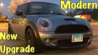 Mini Cooper S R56 Headlight Upgrade  F56 Style Projector Glossy Black Headlights [upl. by Fleece917]