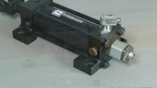 Hydraulic Cylinder Linear Feedback  Balluff Micropulse Transducer [upl. by Etennaej272]