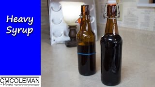 How To Make Heavy Simple Syrup [upl. by Maag951]